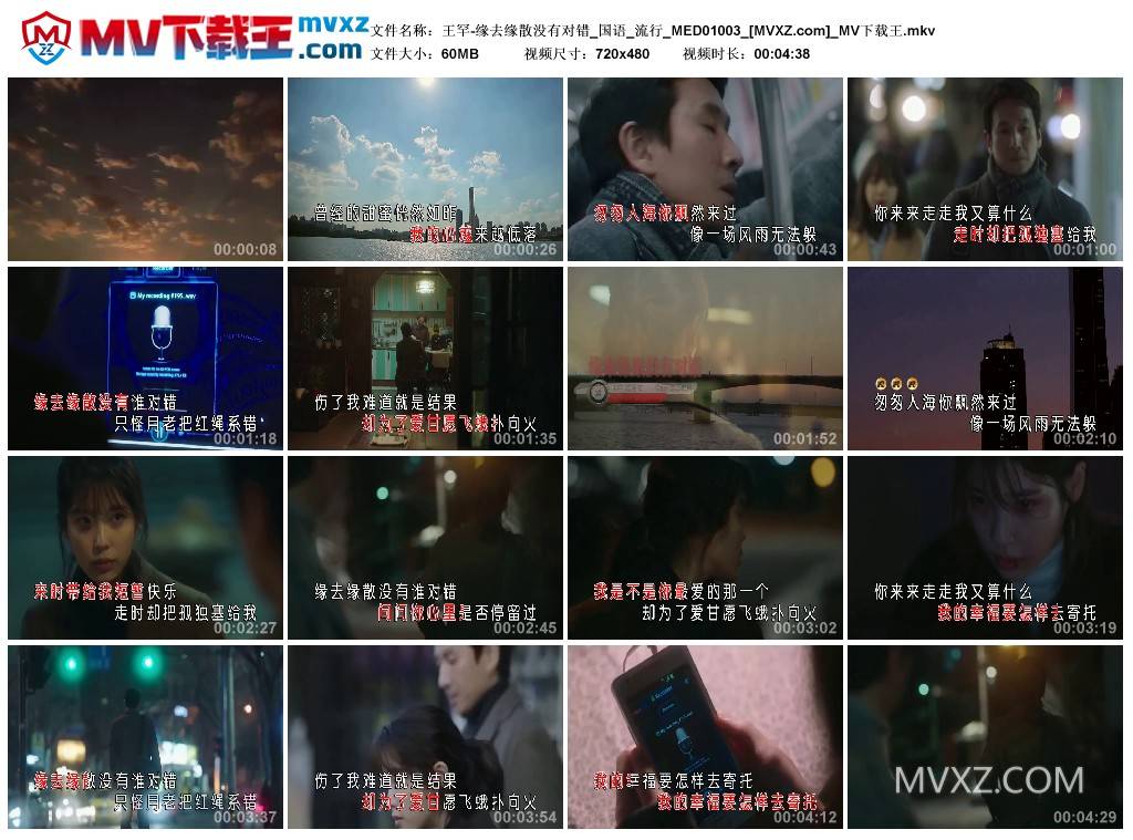 王罕-缘去缘散没有对错_国语_流行_MED01003